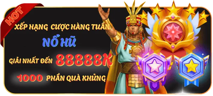 Cúp vàng và tiền xu tượng trưng cho tiền thưởng chào mừng
